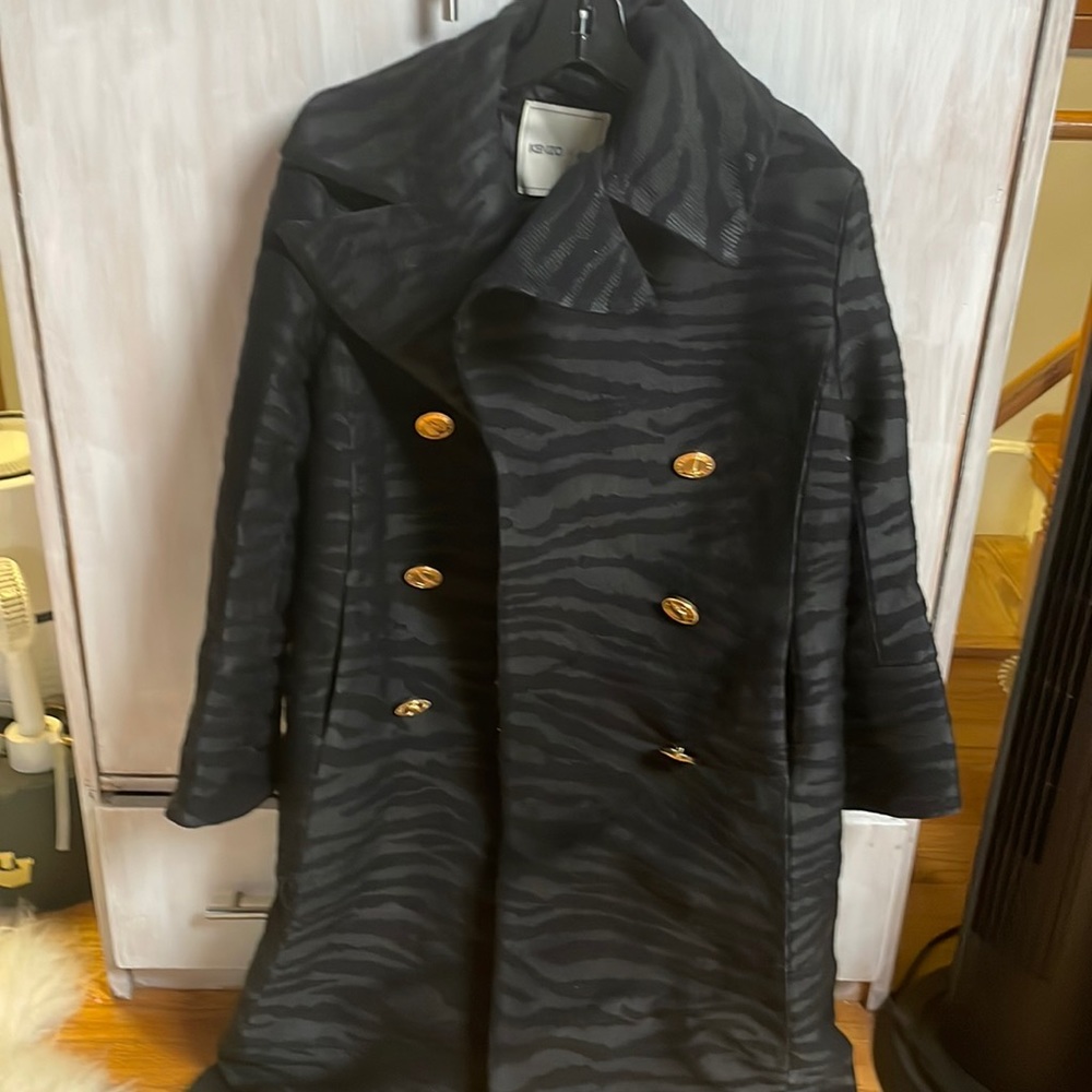 KENZO for H&M collaboration Polyester/Wool/ other fabric mix coat